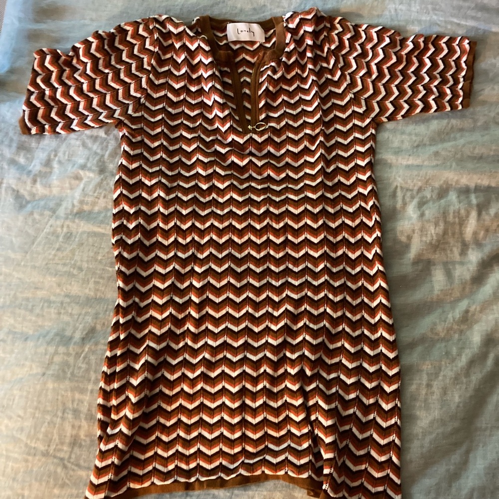 Chevron Patterned Dress